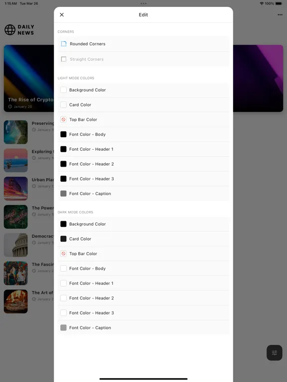 FeedDesk iPad  سکرین شاٹس