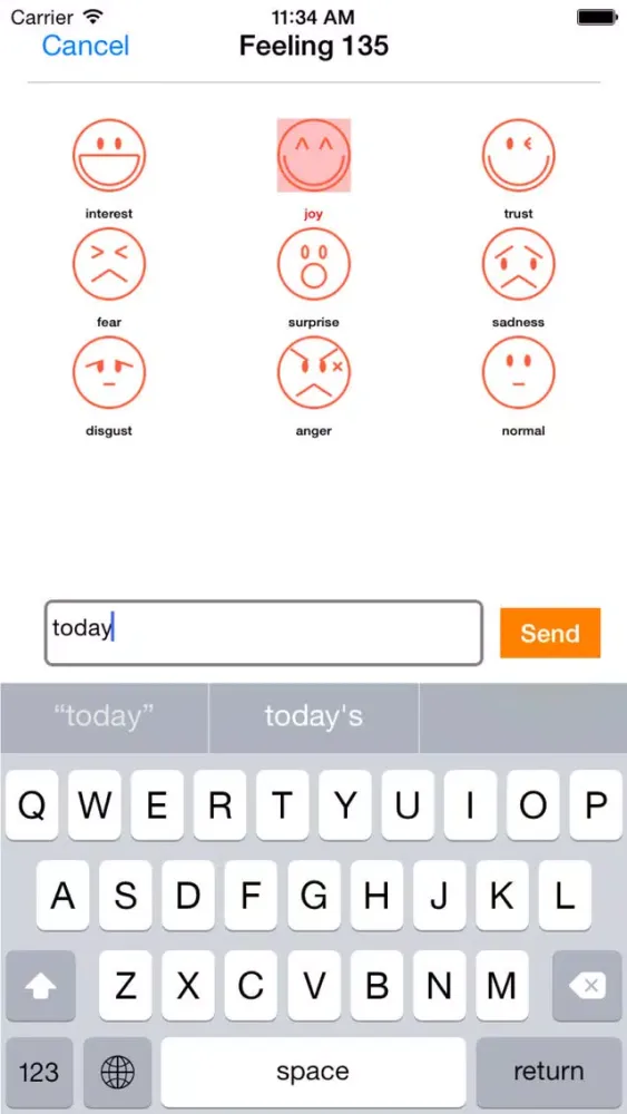 feelme Your feelings life log. everyone's feelings diary, memo, note application Ekran Görüntüleri