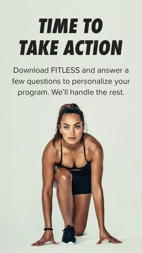 Capturas de tela do FITLESS: 5-Minute Home Workout