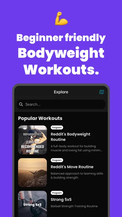 Fitloop: Bodyweight Fitness Screenshots