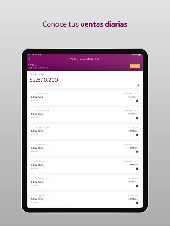 Ảnh chụp màn hình của Kurúah iPad 