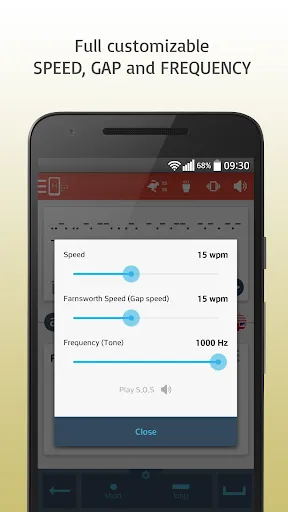 Zrzuty ekranu Morse Code Translator