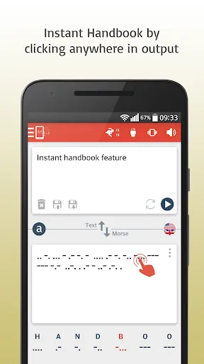 Zrzuty ekranu Morse Code Translator