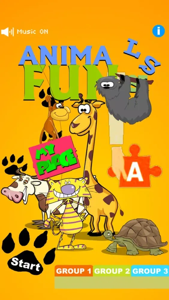 Learn sounds & Names with Cartoon Fun Animals Screenshots