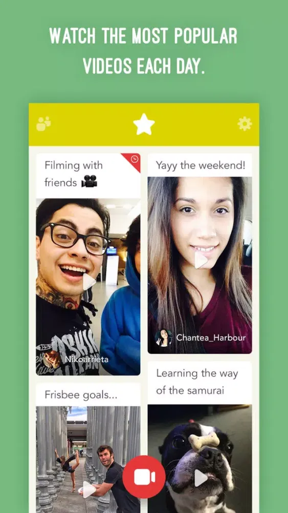 Frames - Create videos with friends! スクリーンショット