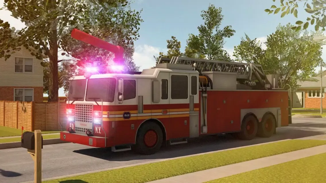 Tangkapan skrin Fire Truck Parking Simulator