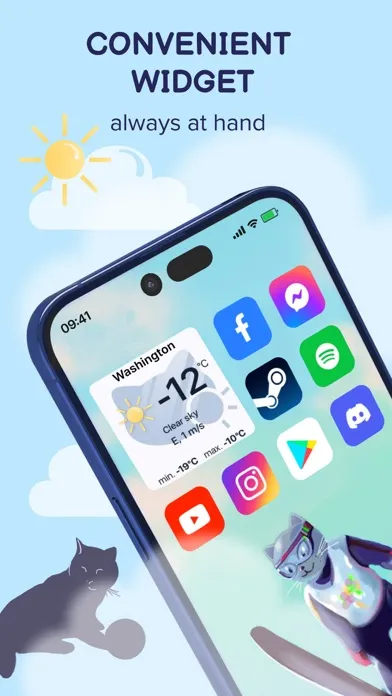 Скриншоты FUTURU – cats weather forecast