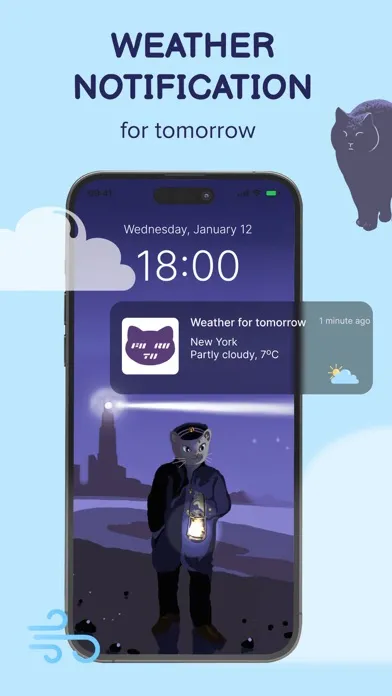 Скриншоты FUTURU – cats weather forecast