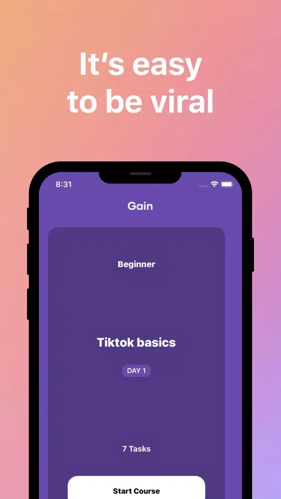 Gain: for tiktok followers سکرین شاٹس