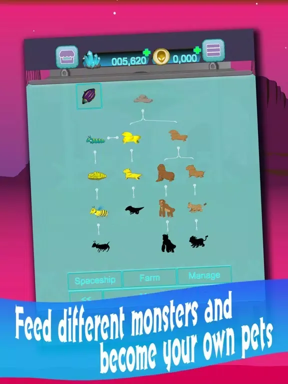 Ảnh chụp màn hình của Monster Grow iPad 