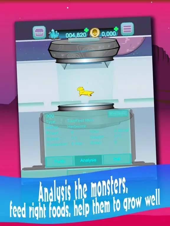 Ảnh chụp màn hình của Monster Grow iPad 