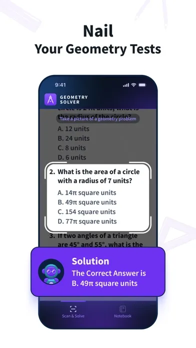 Скриншоты Geometry Solver & Calculator