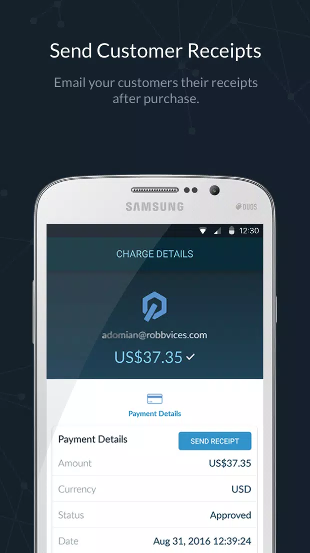 Mobile Payments for Stripeのアプリスクリーンショット1