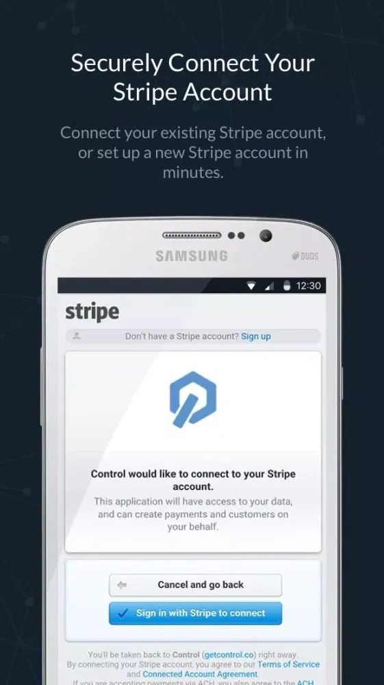 Mobile Payments for Stripe Screenshots