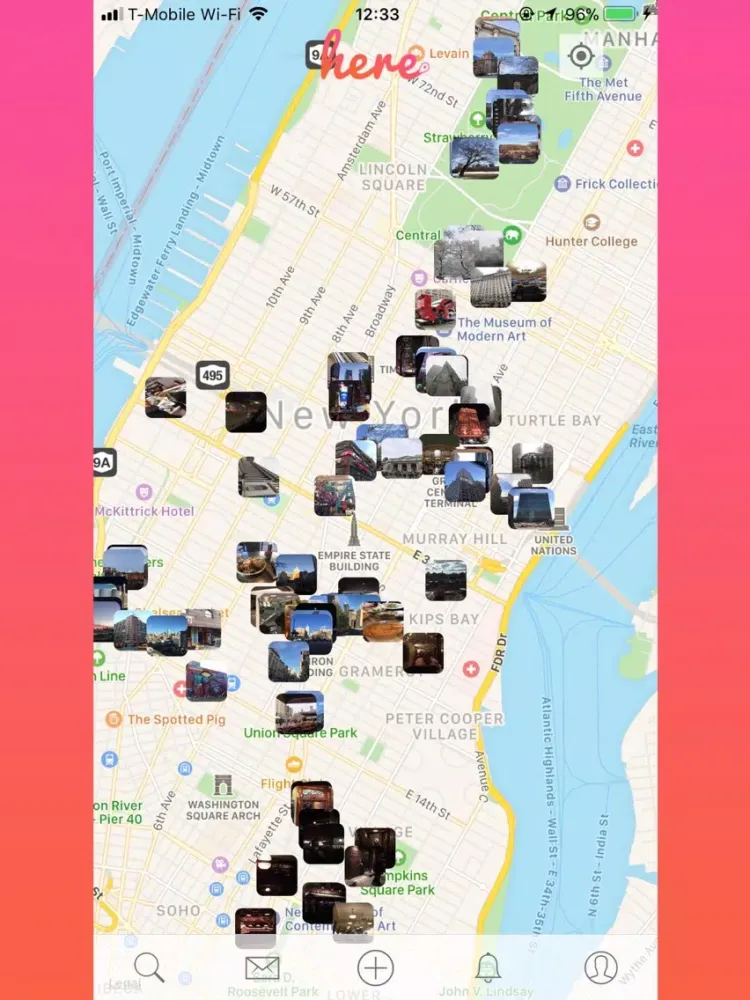 here - places worth sharing iPad  Screenshots
