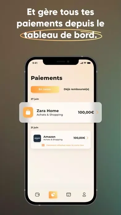 Tangkapan layar JOE | L'App du paiement en 3x