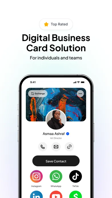 Screenshot di Tap - Digital Business Card