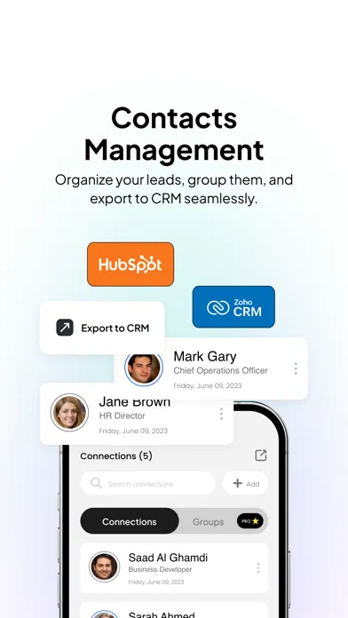 Screenshot di Tap - Digital Business Card