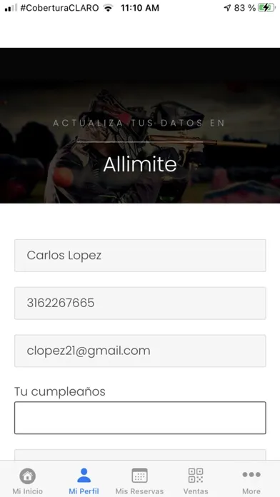 Allimite Paintball 스크린샷