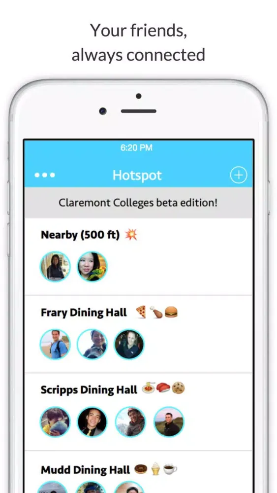 ภาพหน้าจอของ Hotspot: Claremont Colleges