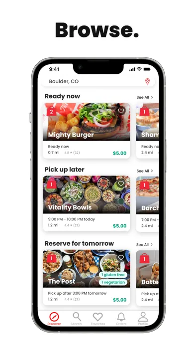 Capturas de pantalla de Goodie Bag: Local Food Deals
