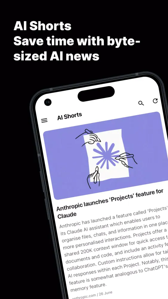 ภาพหน้าจอของ AI Shorts