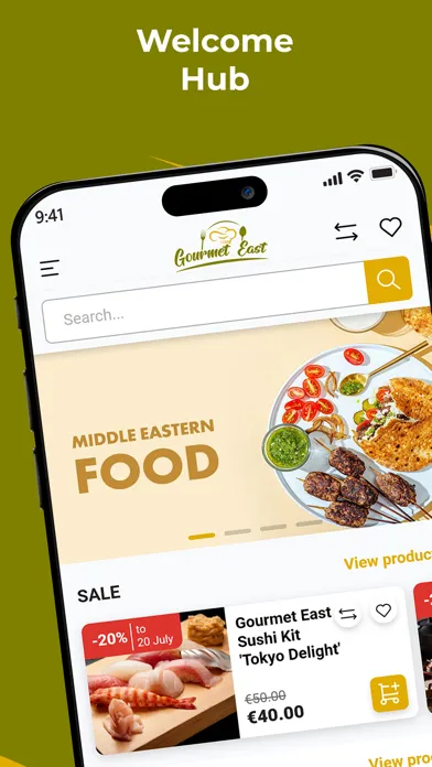 Tangkapan layar Gourmet East
