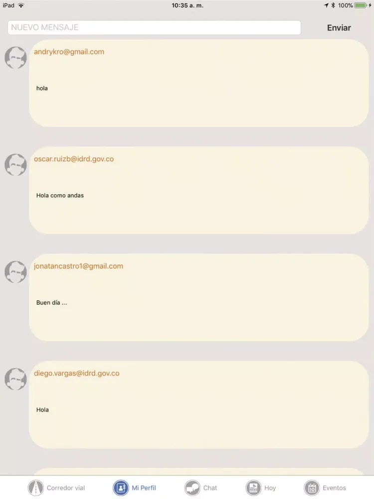 Ciclovía IDRD iPad  स्क्रीनशॉट