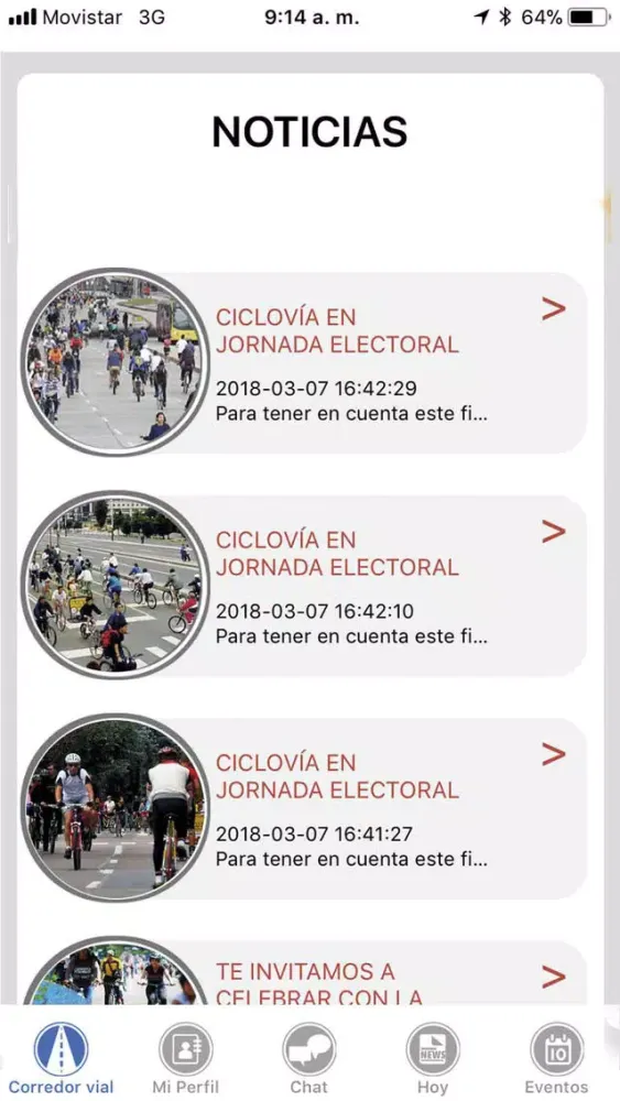 Ciclovía IDRD स्क्रीनशॉट