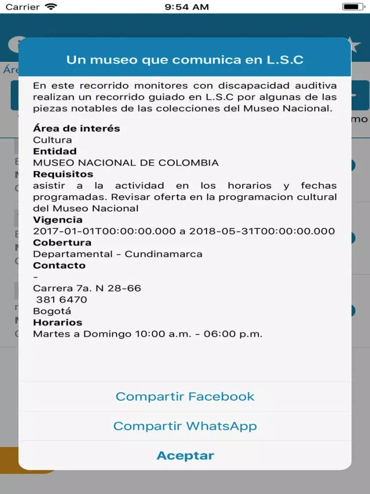 Screenshot di App DiscApp iPad 