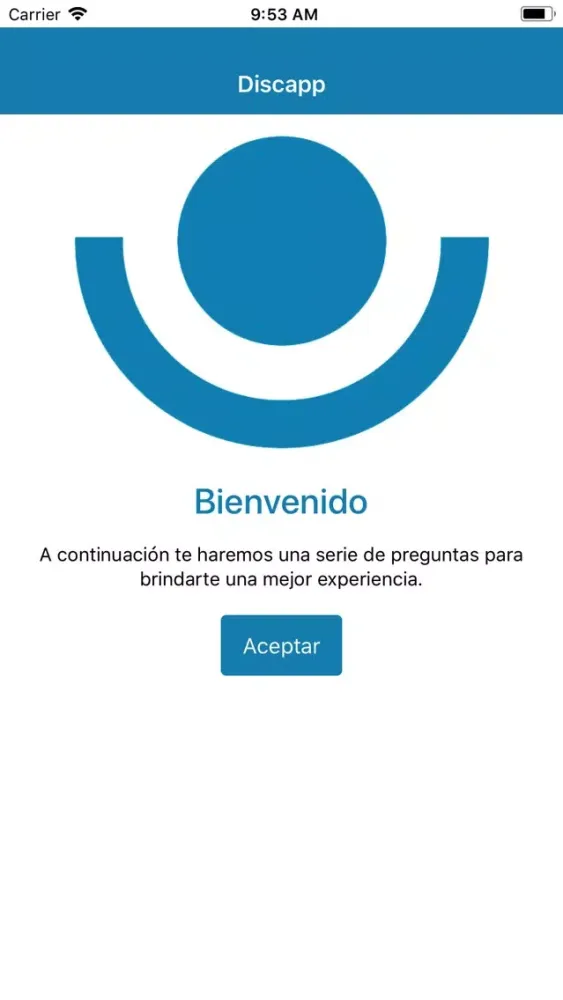 Screenshot di App DiscApp