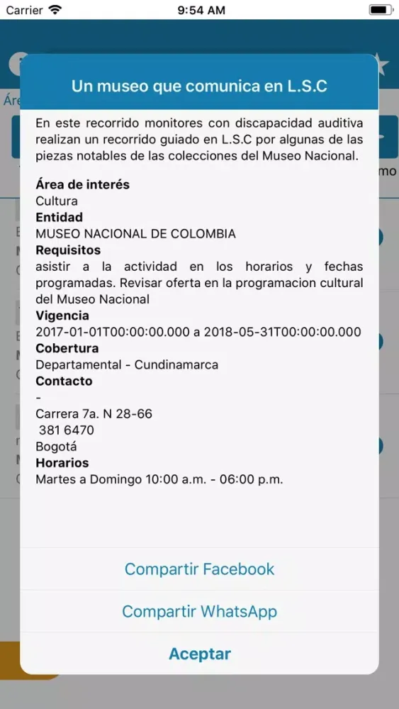 Screenshot di App DiscApp