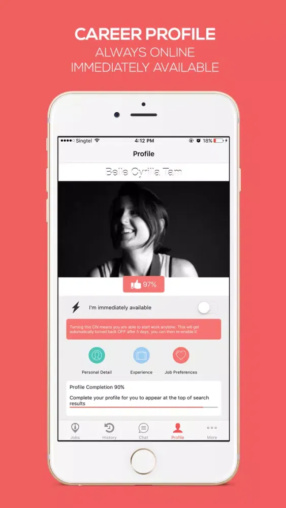Скриншоты GrabJobs - Get a Job Today