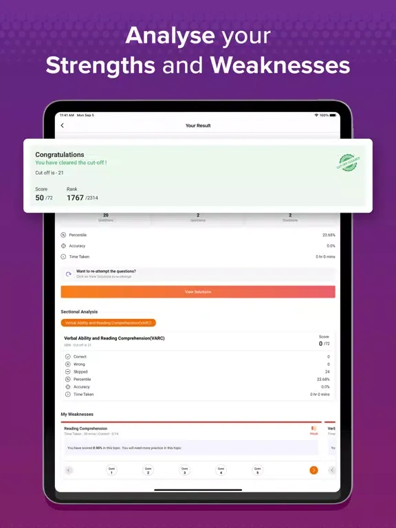 BYJU’S Exam Prep iPad  Screenshots