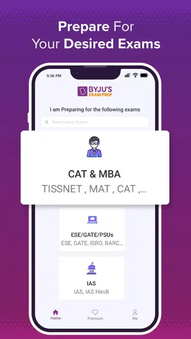BYJU’S Exam Prep Screenshots