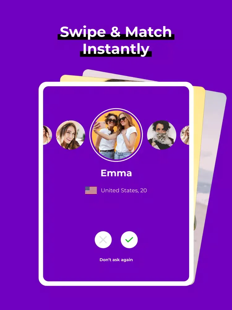 OKAY - Random Video Chat iPad  Ekran Görüntüleri