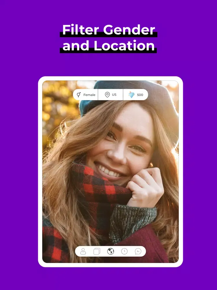 OKAY - Random Video Chat iPad  Ekran Görüntüleri