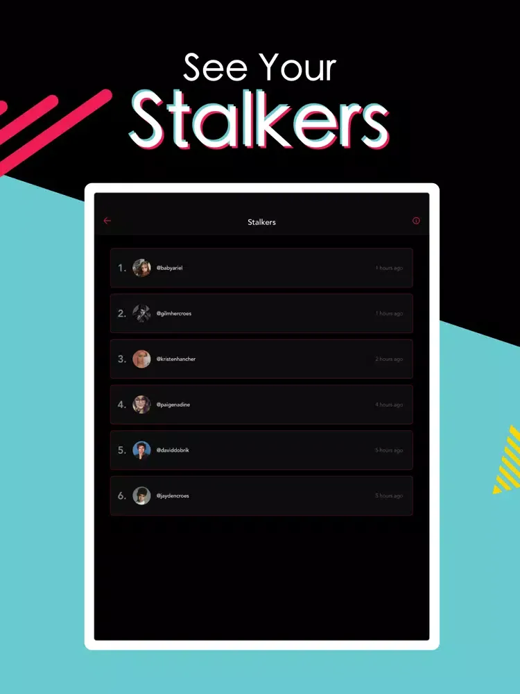TikTracker: Reports for TikTok iPad  স্ক্রিনশট