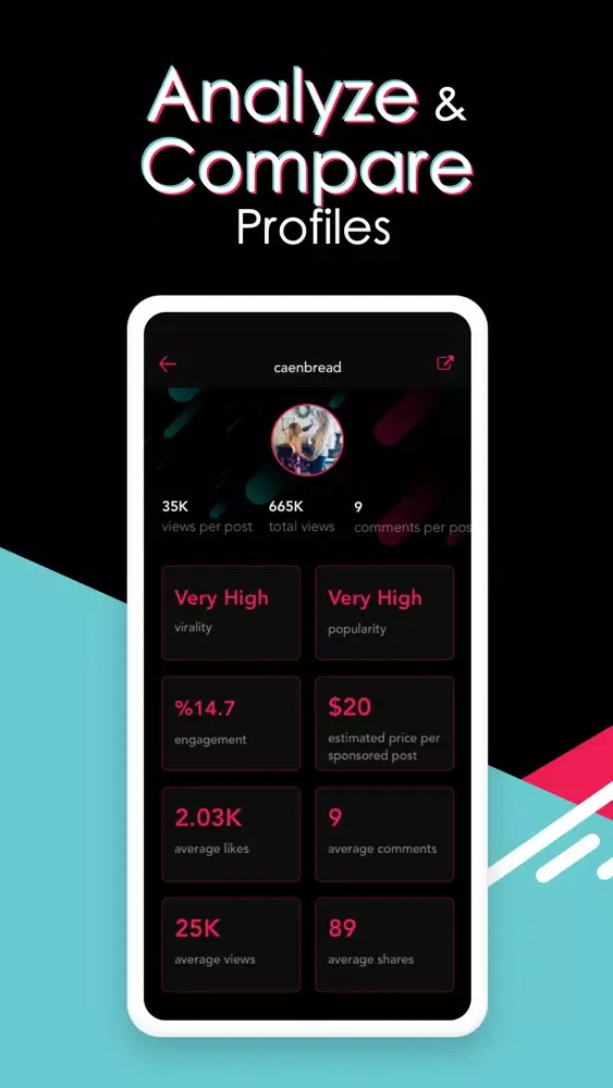 TikTracker: Reports for TikTok স্ক্রিনশট