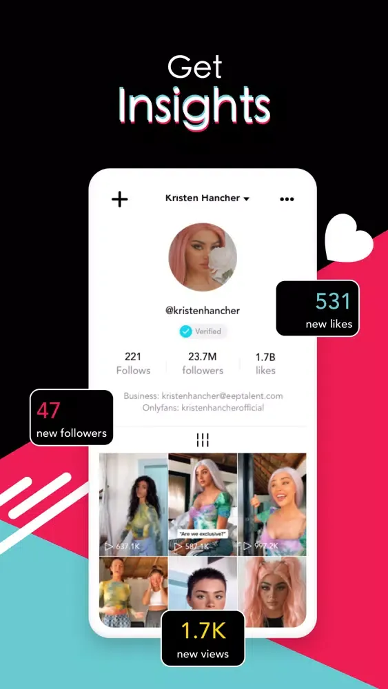 TikTracker: Reports for TikTok স্ক্রিনশট