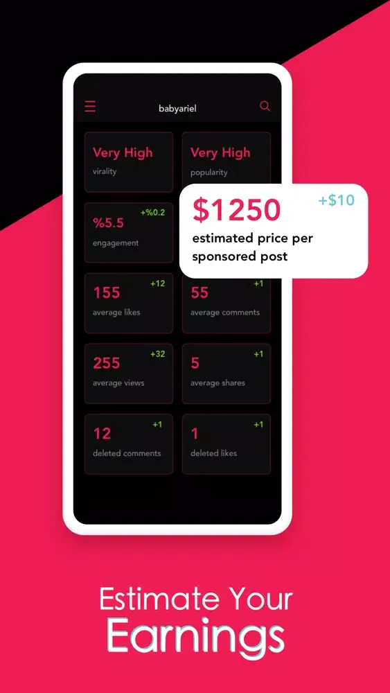 TikTracker: Reports for TikTok স্ক্রিনশট