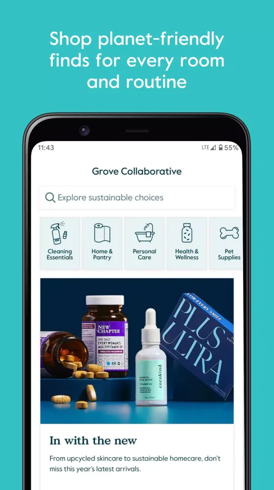 Скриншоты Grove Collaborative