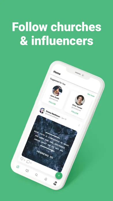 Capturas de pantalla de Grow: Christian Social App