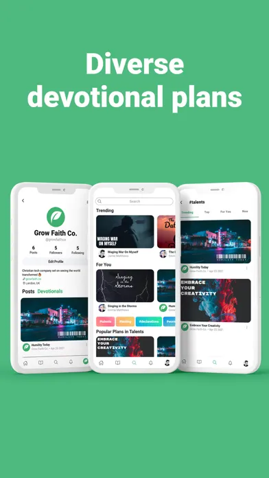 Capturas de pantalla de Grow: Christian Social App