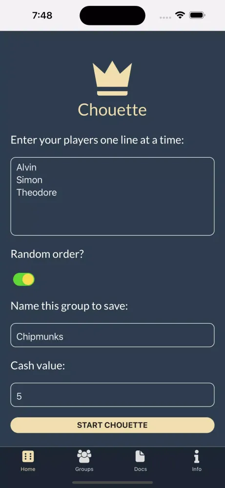 Chouette Screenshots