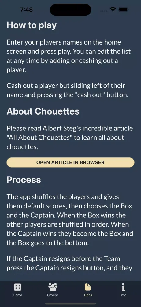 Chouette Screenshots