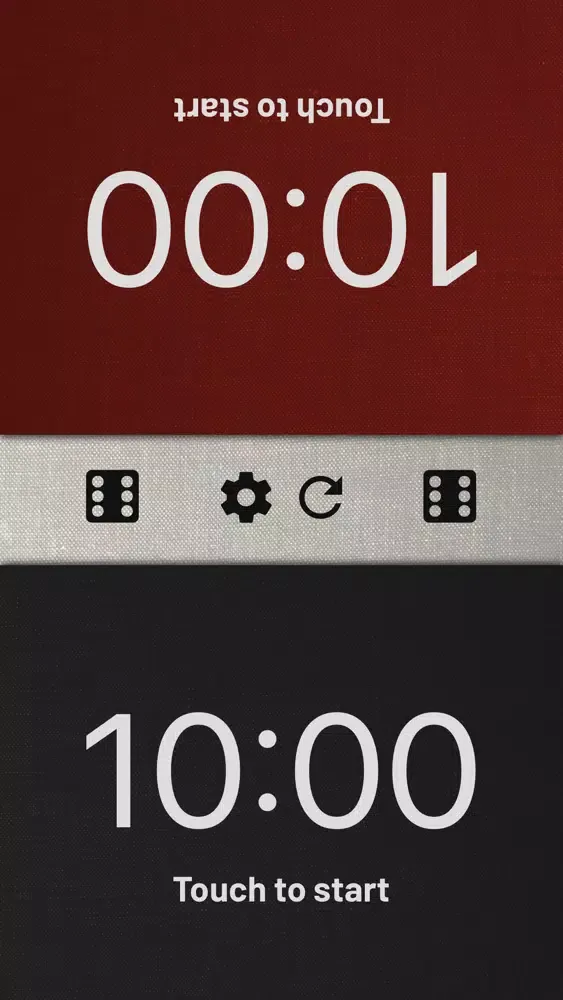 Capturas de tela do Gruman Chess Clock