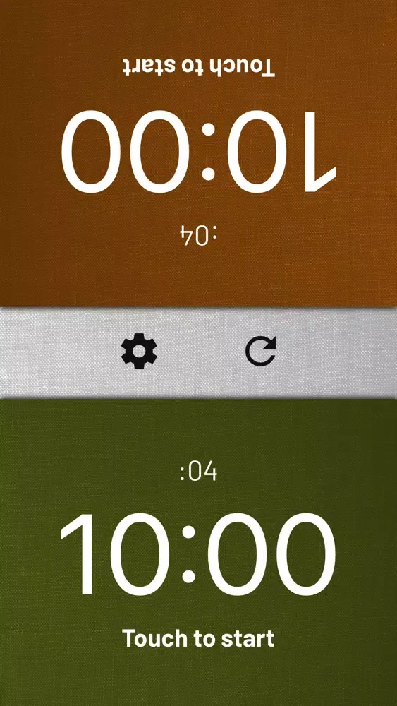 Capturas de tela do Gruman Chess Clock