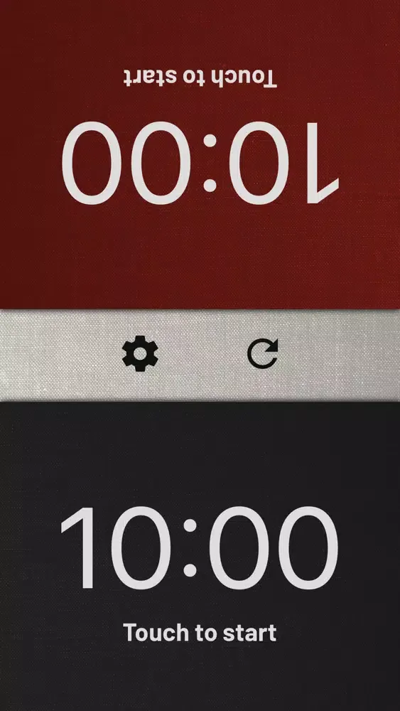Capturas de tela do Gruman Chess Clock