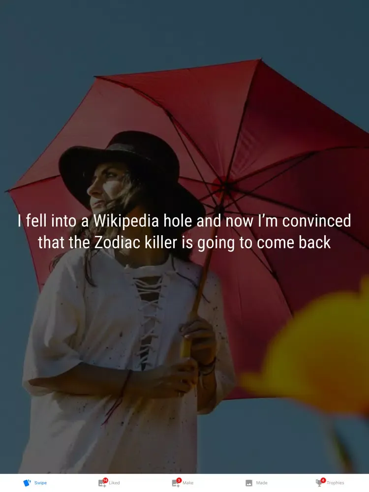 Excuse Rolodex iPad  Screenshots